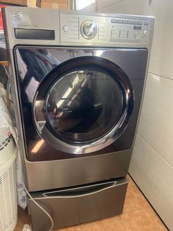 Kenmore Elite Front-Load Dryer with Pedestal