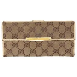 Leather wallet Gucci Visit > Brown in Leather