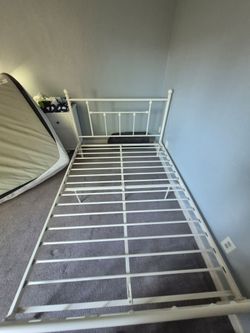 Full size metal bed frame