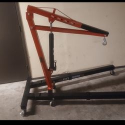 PITTSBURGH 1 Ton Capacity Foldable Shop CranePITTSBURGH 1 Ton Capacity Foldable Shop Crane/Lift