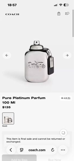 Coach Platinum