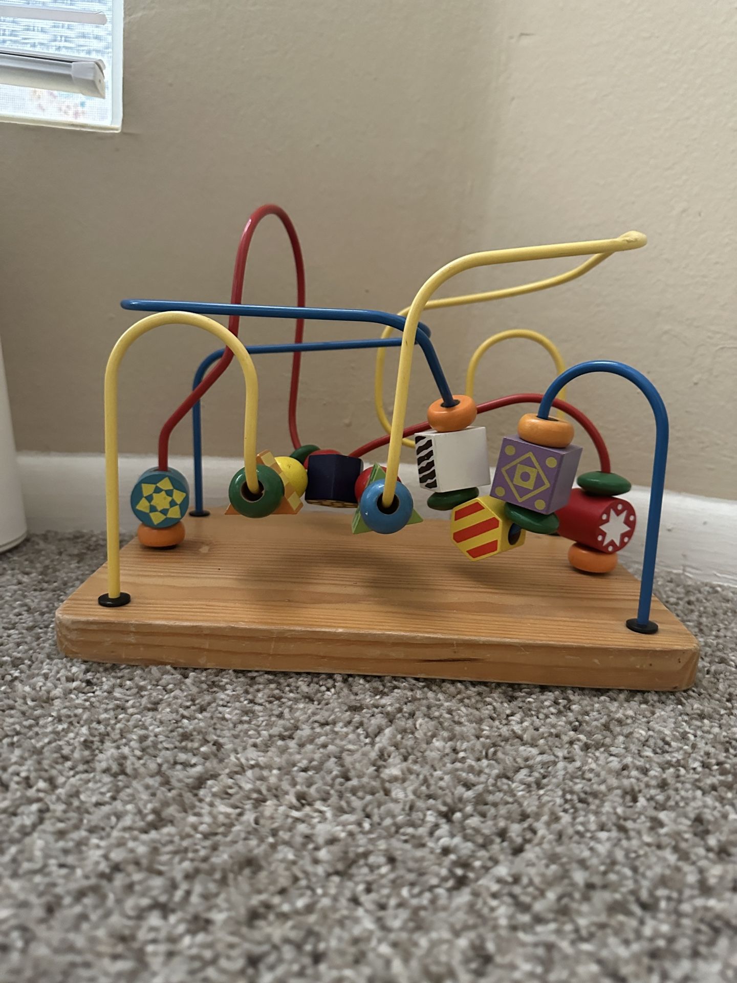 Circo Wooden Busy Bead Maze Baby Learning Activity Educational Toy