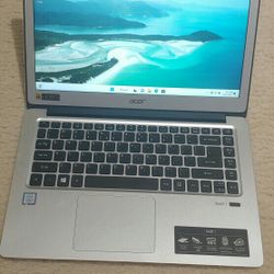 Acer Swift 3 Laptop 13" 8gb Ram 128ssd Windows 11 Working Fine