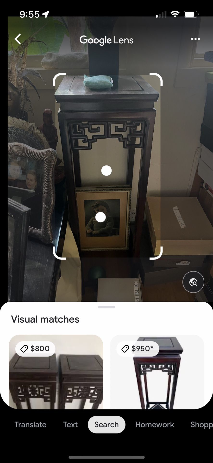 Antique wood table Collectibles & Art