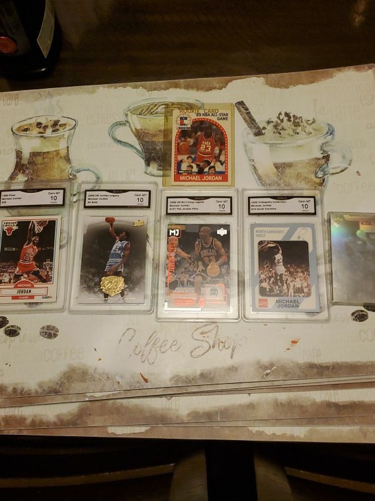 All My Micheal Jordan Cards
