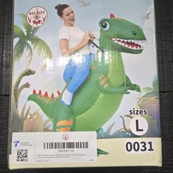 Adult Inflatable Costume Ride on Dinosaur