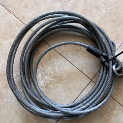 Tention Wire Lock 20ft + 1/2” Thick Paid Over $75