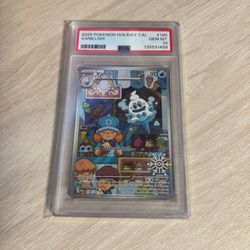 2025 Pokemon Holiday Calendar Vanillish PSA 10