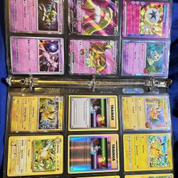 Binder Collection of 144 (16 Pages) Pokemon Cards