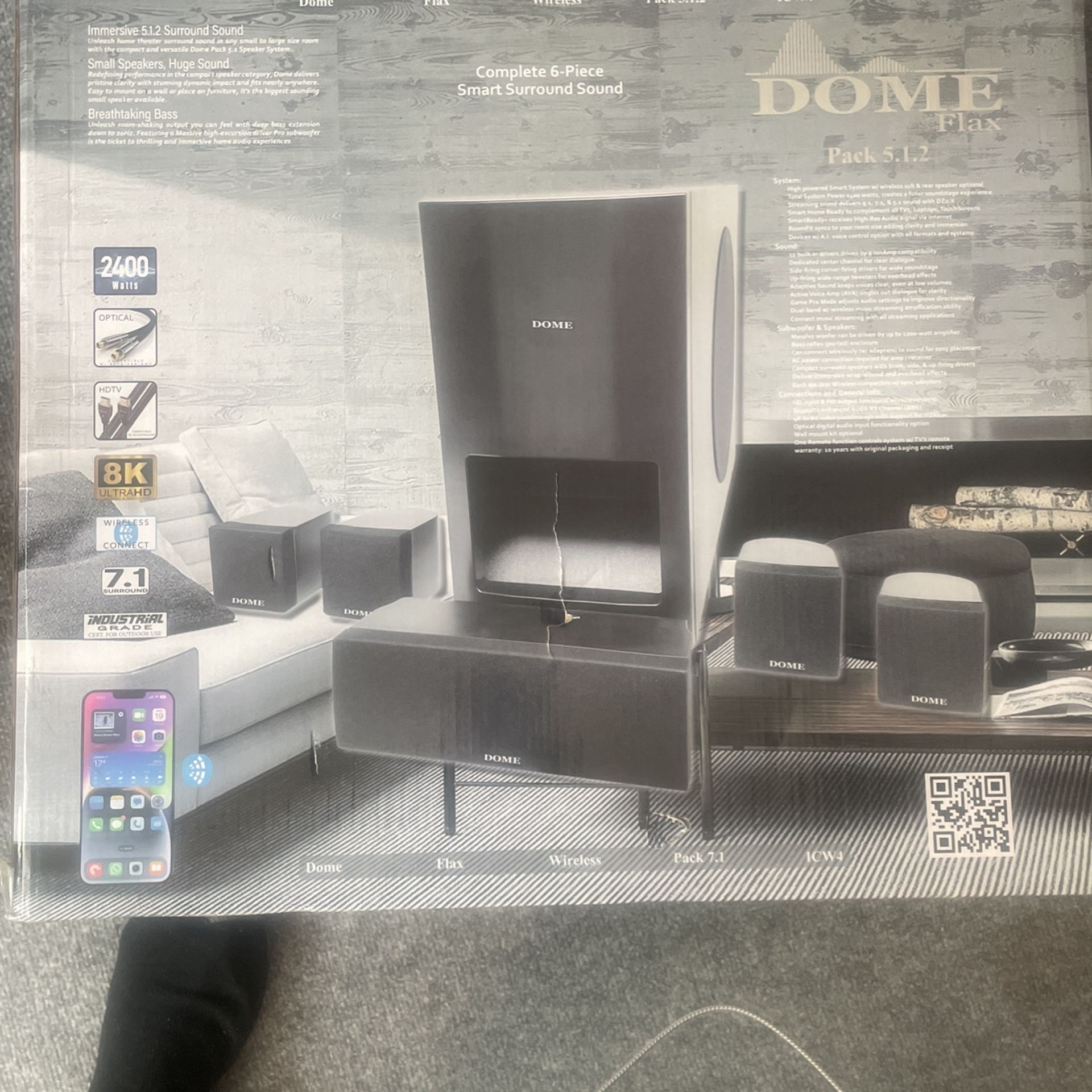 Dome Flex 7.1  Surround Sound System 