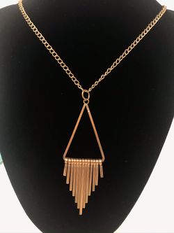 Native American Copper 24” Chain Pendant Necklace