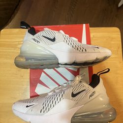 Air Max 270 White Black Womens Size 6 Used