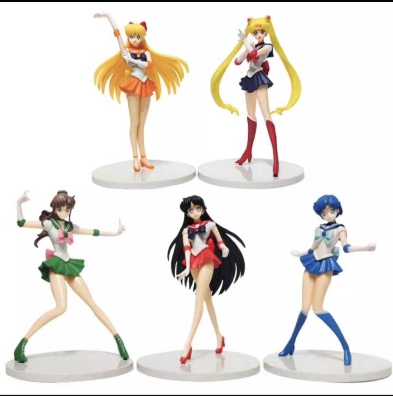 New Sailor Moon 6 Anime Figure Collection