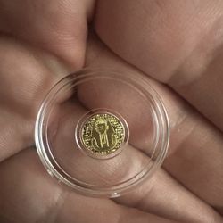 1/200th oz 24kt Gold Egyptian King Tut