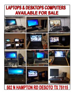 Laptop and Desktops Computers