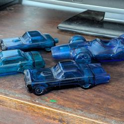 VINTAGE AVON CAR COLOGNE BOTTLES
