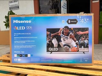 43QD65 43” Hisense smart 4k Qled tv