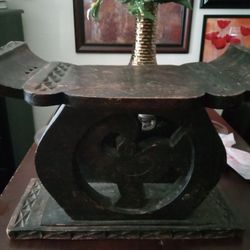 Solid Wood Footstool