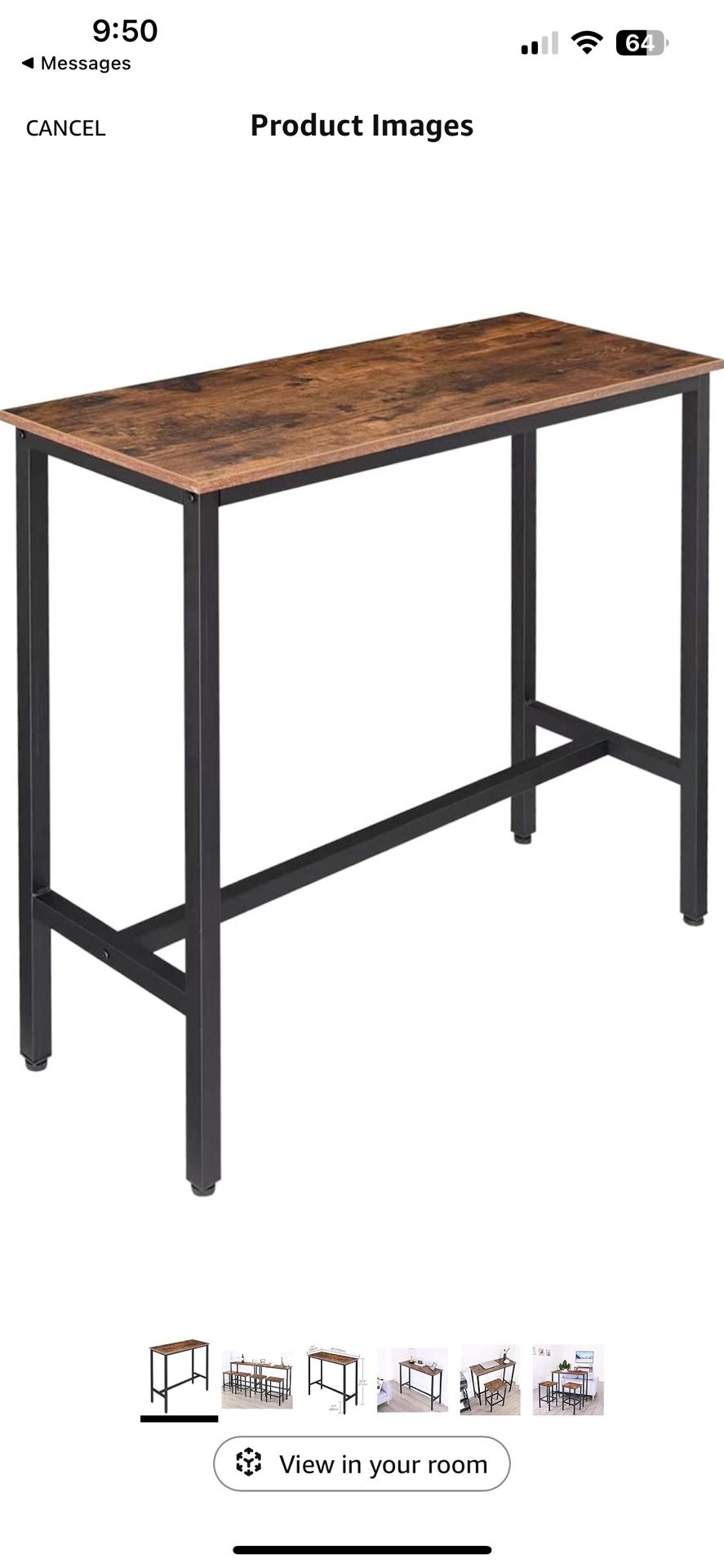 RokiaTek Bar Table