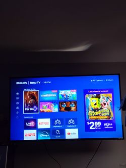 65-inch Philips roku 4K UHD Smart TV