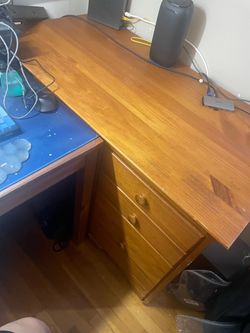 Wood desk