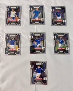 Panini Prizm Monopoly France Soccer Cards Lot of 7