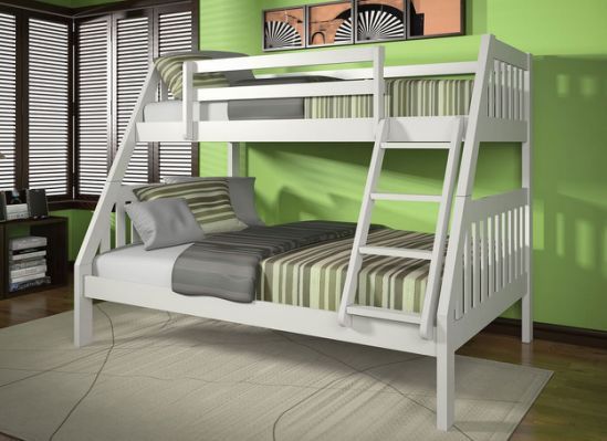 NEW BUNK BED FULL OVER TWIN WITH NEW MATTRESS INCLUDED