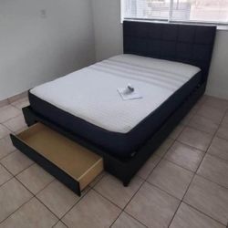 New Queen Size Bed Frame With Mattress New Bedroom Furniture 