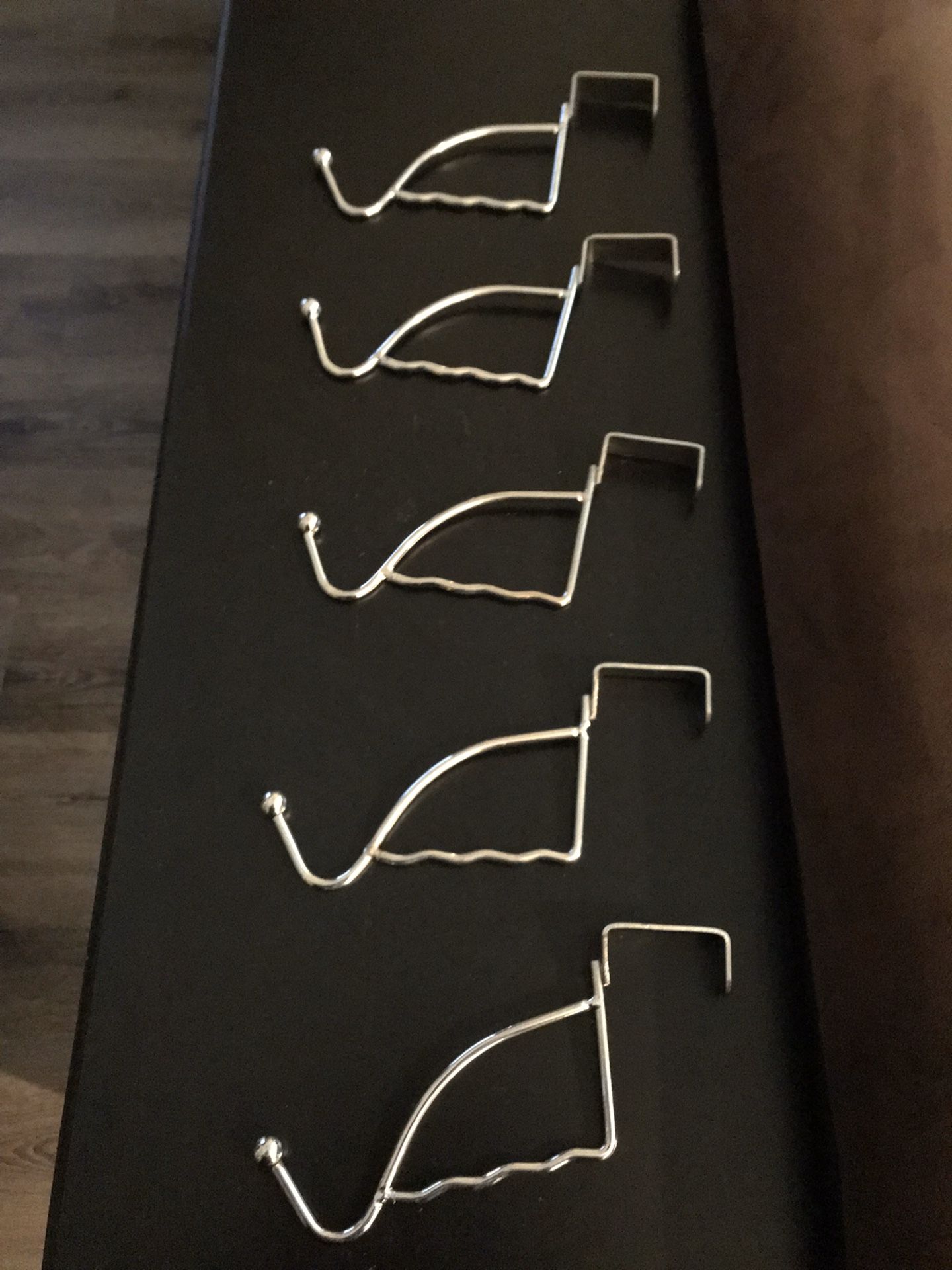 5 Silver Metal Door Hangers **All for $10.