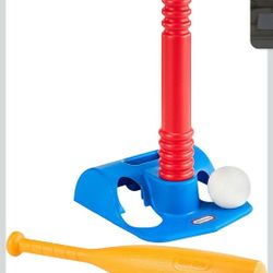 Little Tikes T-Ball Set, Red, 5 Balls, for Toddlers Ages 18+ Months 