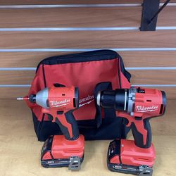 Milwaukee M18 Compact Brushless 2-Tool Combo Kit