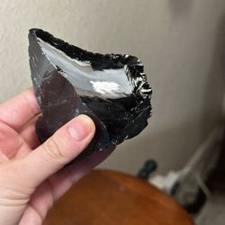 Large Black Obsidian Raw Chunk