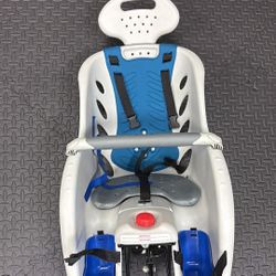 Schwin Deluxe Child Bike Carrier, Seats one Kid Ages 1+, Frame Mount, Adjustable Safety Harness, Quick Release Design, Comfortable Padding, Rear-Mount