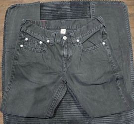 True Religion Dark Gray Jeans Size 32
