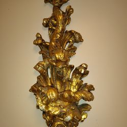 Hollywood Regency Giltwood planter