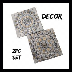 NIB 2Pc Canvas Wall Art Set