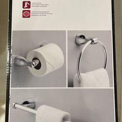 New Delta 3 Piece Bath Hardware Set 
