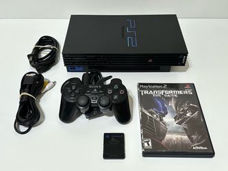 Sony Playstation 2 PS2 SCPH-30001 Fat Console Bundle With 1 Game + 8MB Memory Card