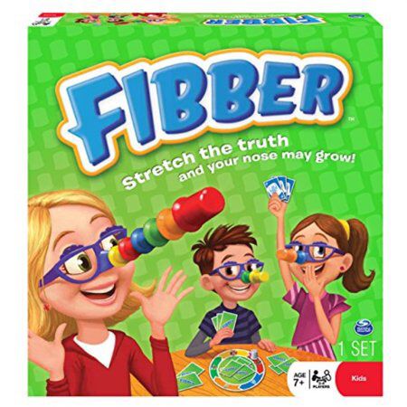 Kids board game fibber