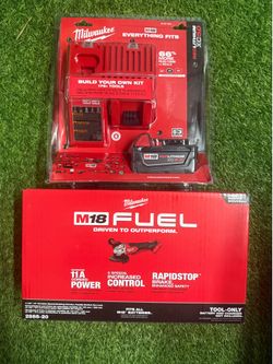 Milwaukee M18 FUEL 4-1/2 5” Grinder Kit