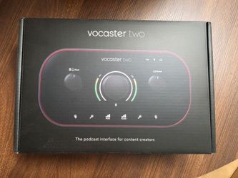 Focusrite Vocaster Two Podcast Interface w/ Mic