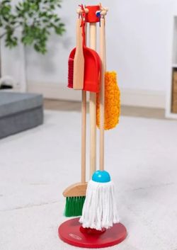 Melissa & Doug Let'S Play House Dust! Sweep! Mop! 6 Piece Pretend Play Set