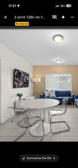 4 Clear chairs IKEA