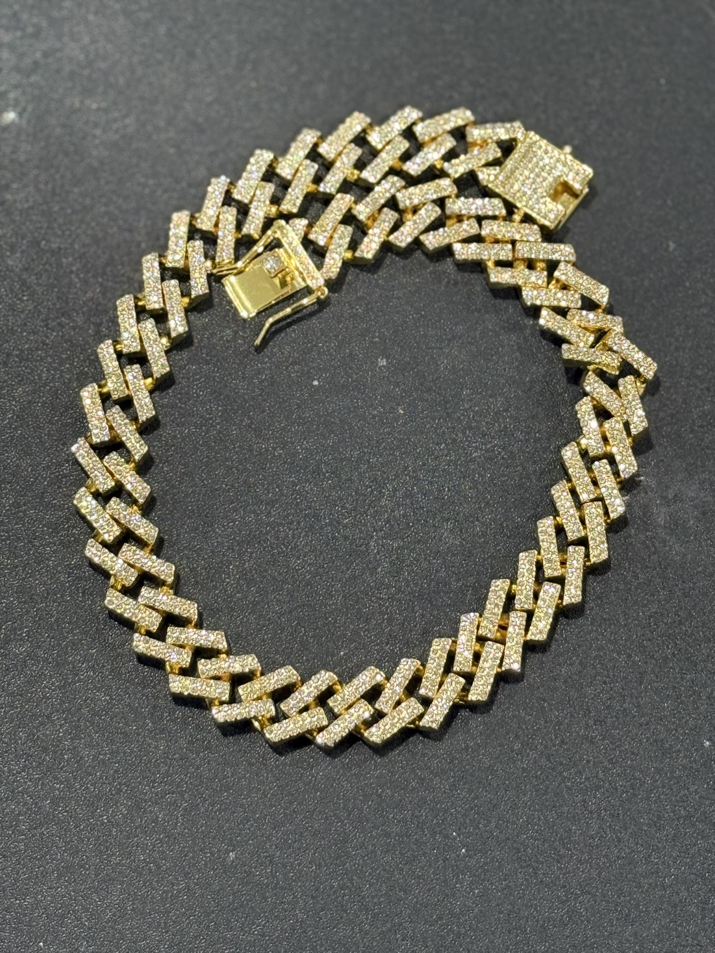 16 Inch Gold Played Choker Style Chain