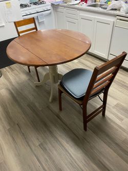 Dining table and chairs