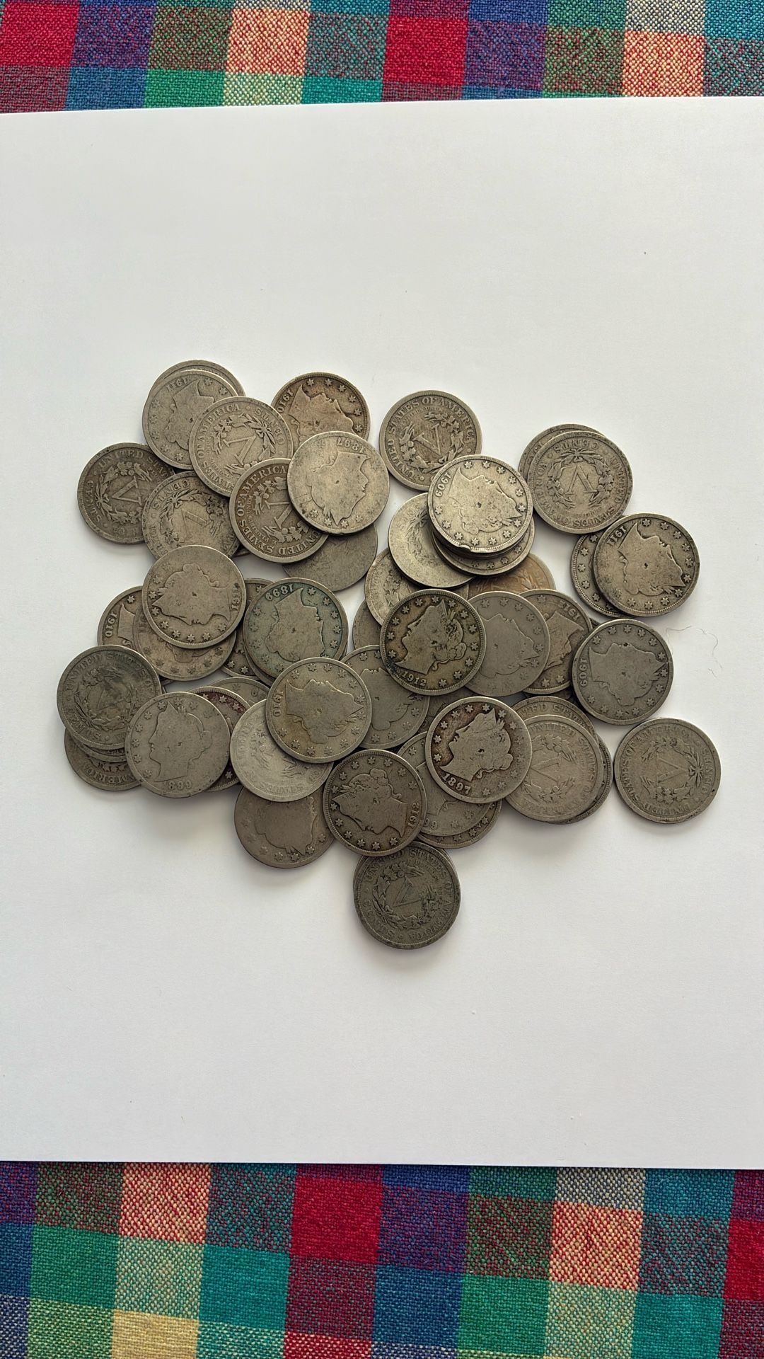 LIBERTY HEAD V NICKELS MIXED DATES