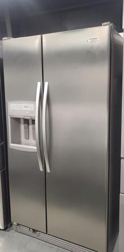 Whirlpool Side-by-Side Stainless Steel Fridge
