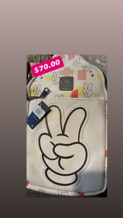 Disney Micky Mouse Peace Fingers Crossbody Bag