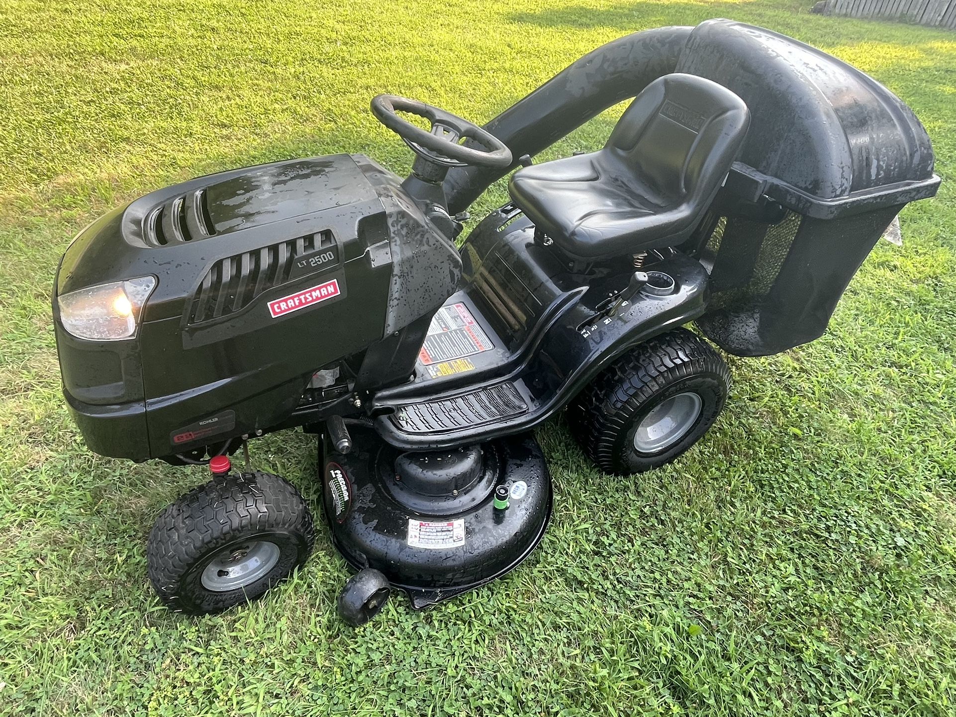 Lt2500 craftsman hotsell