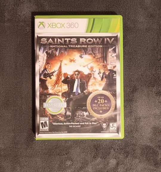 Saints Row 4 National Treasure Edition 2 Discs Xbox 360 Complete 